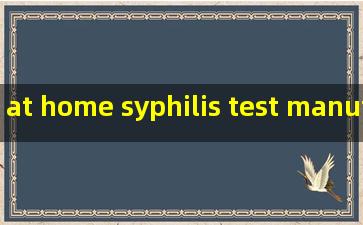 at home syphilis test manufacturers